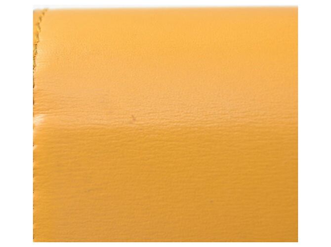 Cartera larga de cuero Martina de Jimmy Choo Azul Amarillo - vista 9