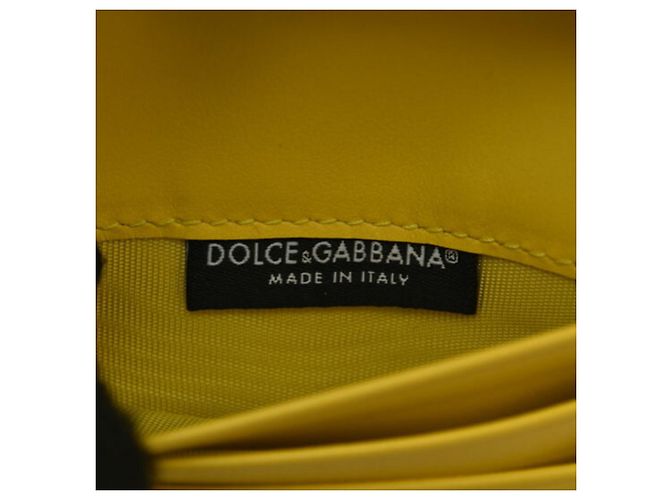 Cartera bi-fold amarilla Dolce & Gabbana Amarillo - vista 12