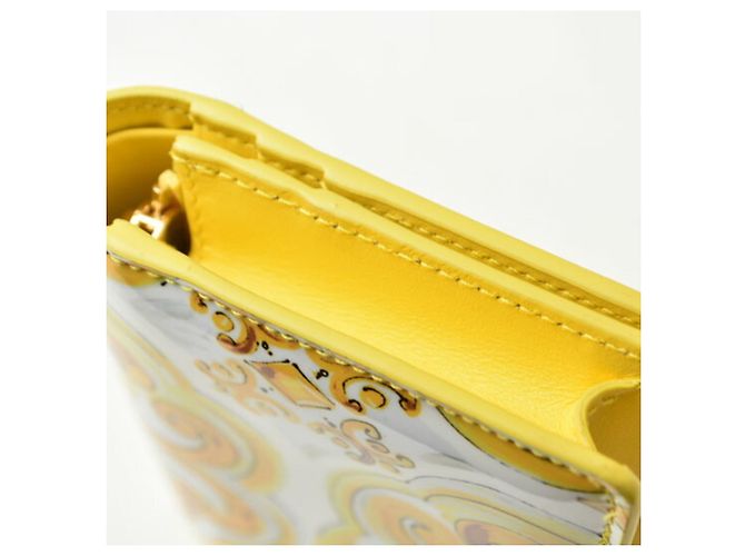 Cartera bi-fold amarilla Dolce & Gabbana Amarillo - vista 13