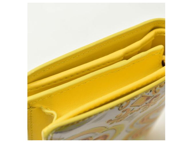 Cartera bi-fold amarilla Dolce & Gabbana Amarillo - vista 14