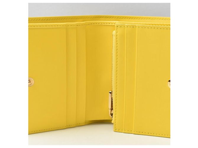 Cartera bi-fold amarilla Dolce & Gabbana Amarillo - vista 7