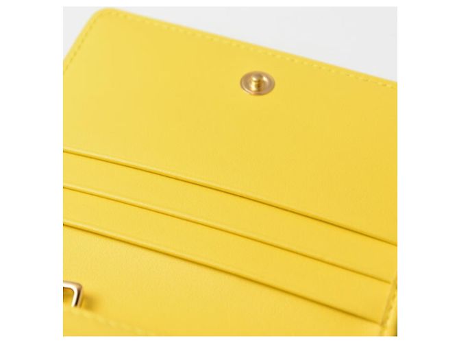 Cartera bi-fold amarilla Dolce & Gabbana Amarillo - vista 9
