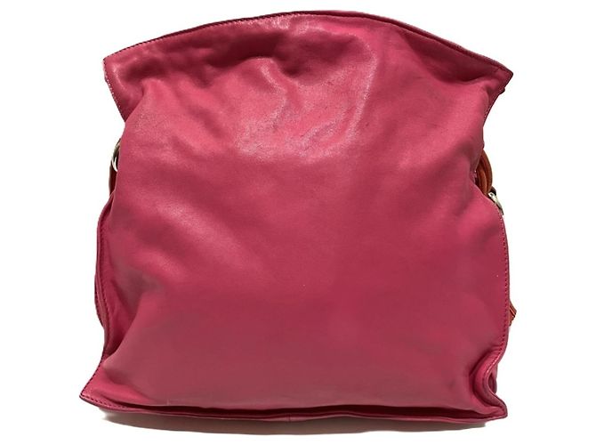 Borsa a tracolla in pelle Loewe Rosa - vista 2