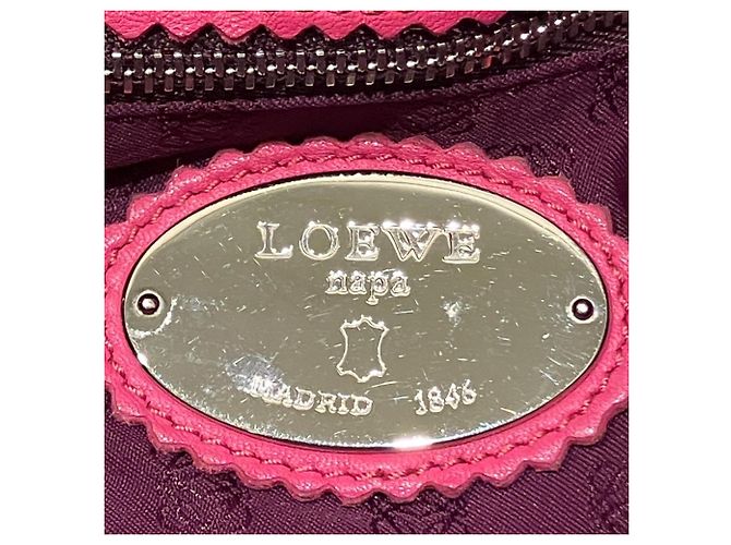 Borsa a tracolla in pelle Loewe Rosa - vista 4