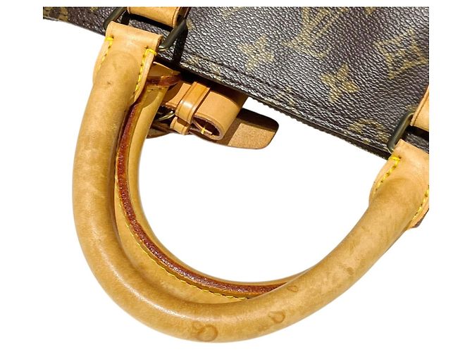 Borsa Boston Louis Vuitton Keepall 55 Marrone - vista 7