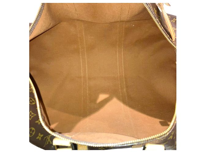 Borsa Boston Louis Vuitton Keepall 55 Marrone - vista 8