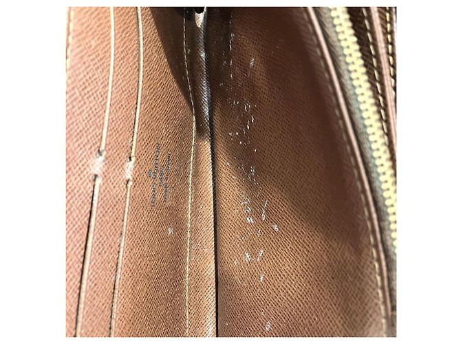 Portafoglio Zippy Louis Vuitton in Monogram marrone - vista 5