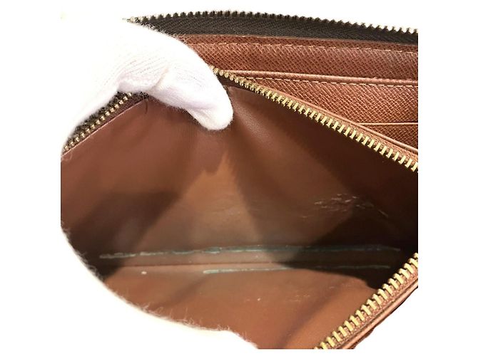 Portafoglio Zippy Louis Vuitton in Monogram marrone - vista 6