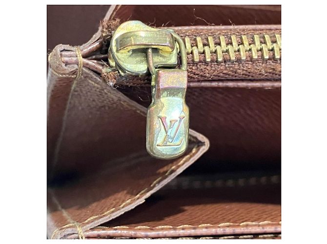 Portafoglio Zippy Louis Vuitton in Monogram marrone - vista 7