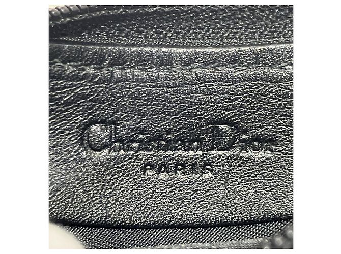 Christian Dior Münzbeutel Schwarz Weiß - Ansicht 4