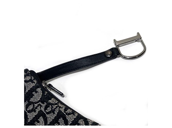 Christian Dior Münzbeutel Schwarz Weiß - Ansicht 8