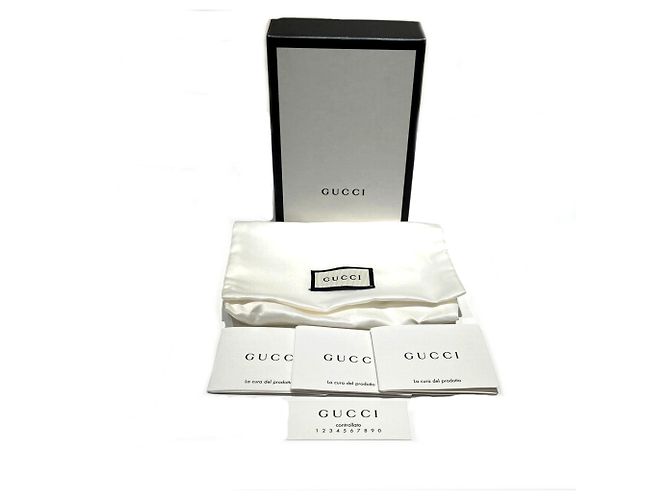 Mini billetera bi-fold Gucci con estampado de cerezas Blanco - vista 5