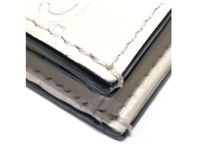 Mini billetera bi-fold Gucci con estampado de cerezas Blanco - vista 7