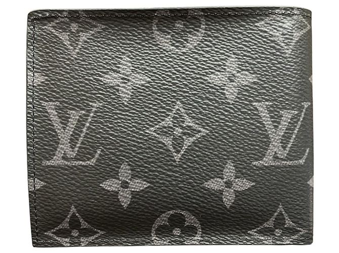 Cartera bi-fold Louis Vuitton Portefeuille Marco NM Negro - vista 2