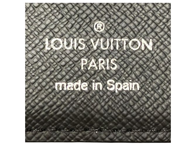 Cartera bi-fold Louis Vuitton Portefeuille Marco NM Negro - vista 4