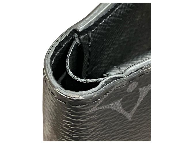 Cartera bi-fold Louis Vuitton Portefeuille Marco NM Negro - vista 8