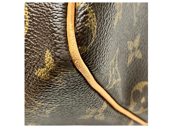 Borsa Boston Louis Vuitton Keepall 60 Marrone - vista 6