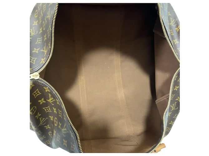 Borsa Boston Louis Vuitton Keepall 60 Marrone - vista 8
