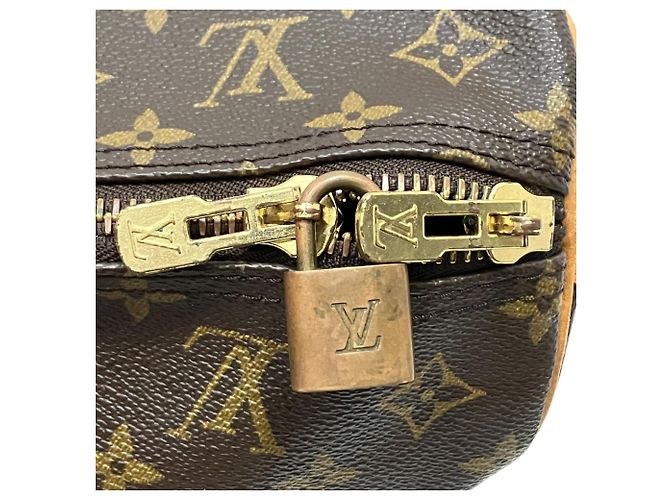 Borsa Boston Louis Vuitton Keepall 60 Marrone - vista 9