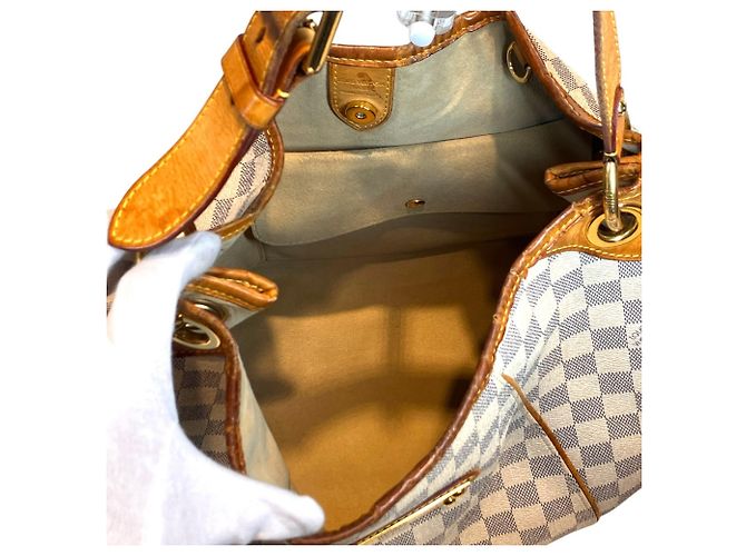 Borsa a Spalla Louis Vuitton Galliera PM Bianco - vista 5