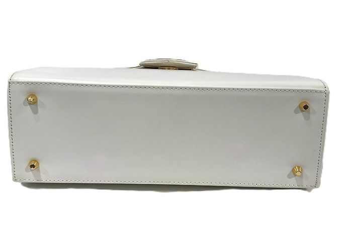 Bolso de piel blanco Yves Saint Laurent - vista 3