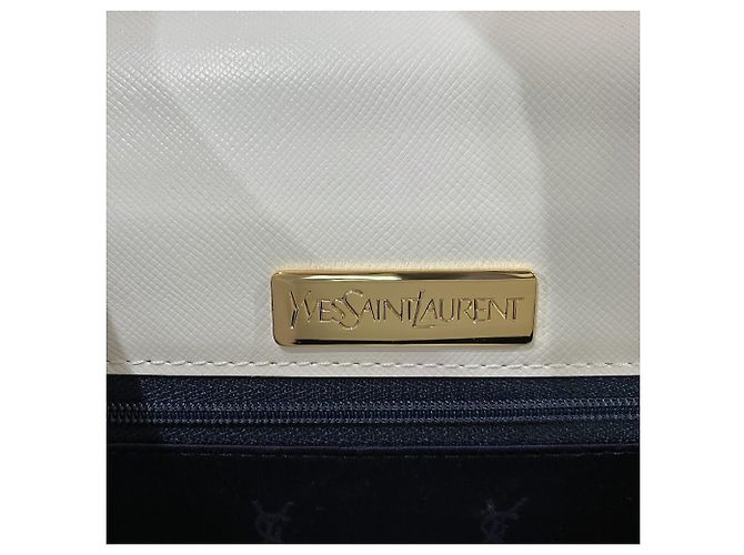 Bolso de piel blanco Yves Saint Laurent - vista 4
