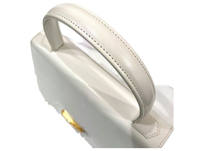Bolso de piel blanco Yves Saint Laurent - vista 6