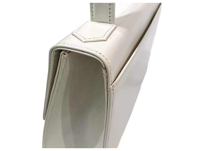 Bolso de piel blanco Yves Saint Laurent - vista 9