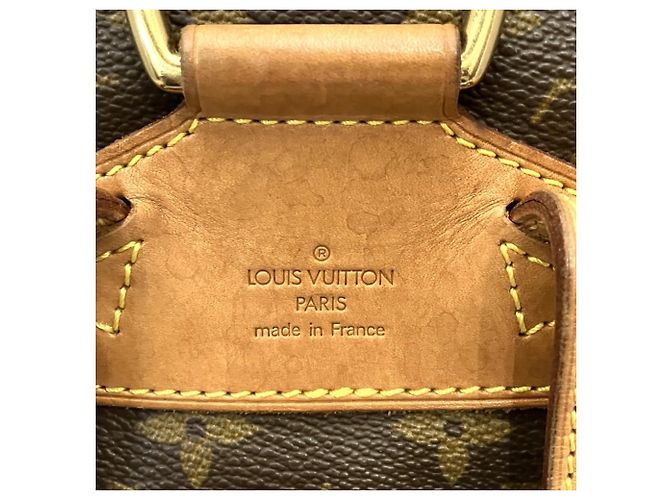 Zaino Louis Vuitton Montsouris MM Marrone - vista 4