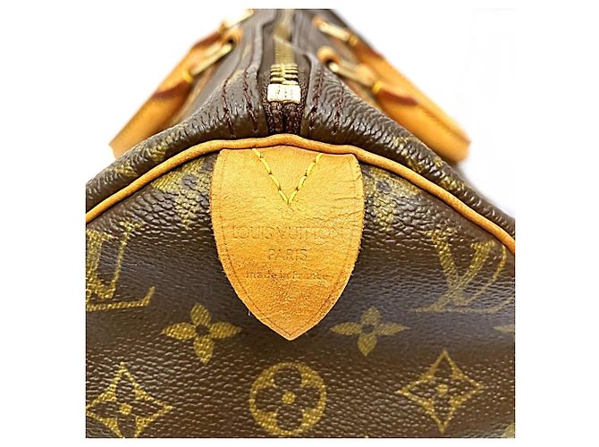 Borsa Louis Vuitton Speedy 40 Marrone - vista 4