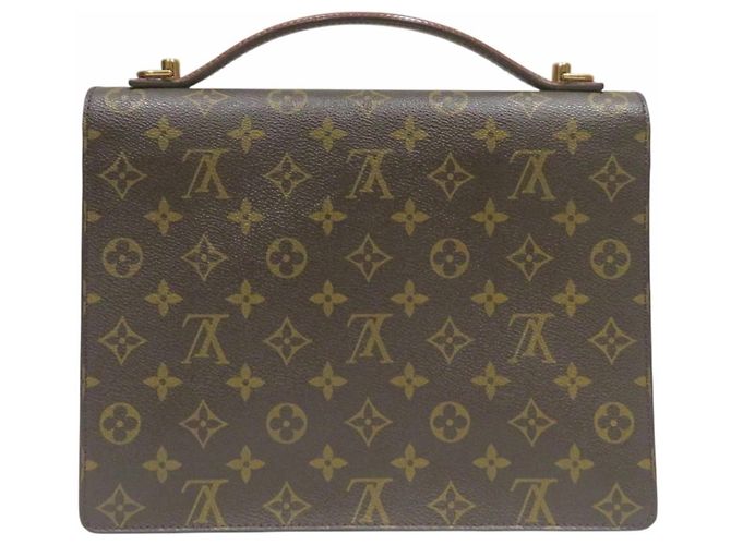 Borsa Louis Vuitton Monceau 28 Marrone - vista 2