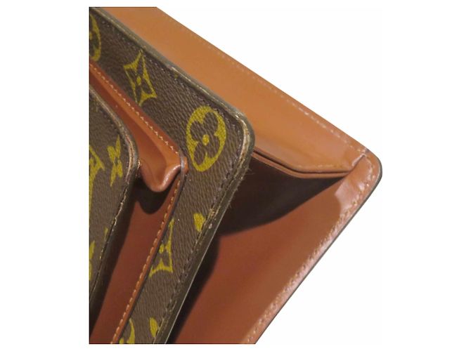 Borsa Louis Vuitton Monceau 28 Marrone - vista 5