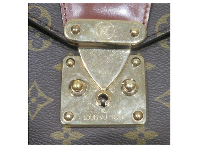 Borsa Louis Vuitton Monceau 28 Marrone - vista 9
