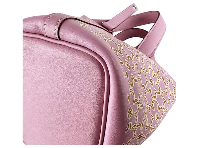 Borsa micro Hermès Lucky Daisy Picotin Lock Rosa - vista 8