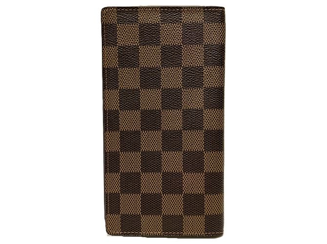 Louis Vuitton Damier Canvas langer Geldbeutel Braun - Ansicht 2