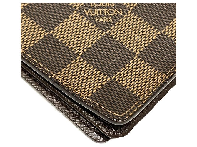 Louis Vuitton Damier Canvas langer Geldbeutel Braun - Ansicht 7