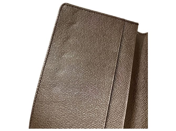 Louis Vuitton Damier Canvas langer Geldbeutel Braun - Ansicht 9