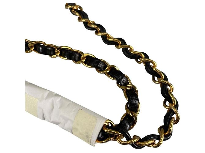 Borsa a tracolla con catena Chanel Diana 22 Nero - vista 11