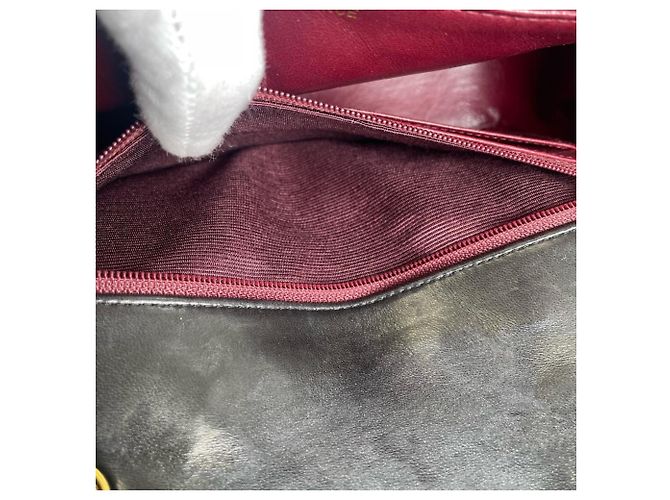 Borsa a tracolla con catena Chanel Diana 22 Nero - vista 6