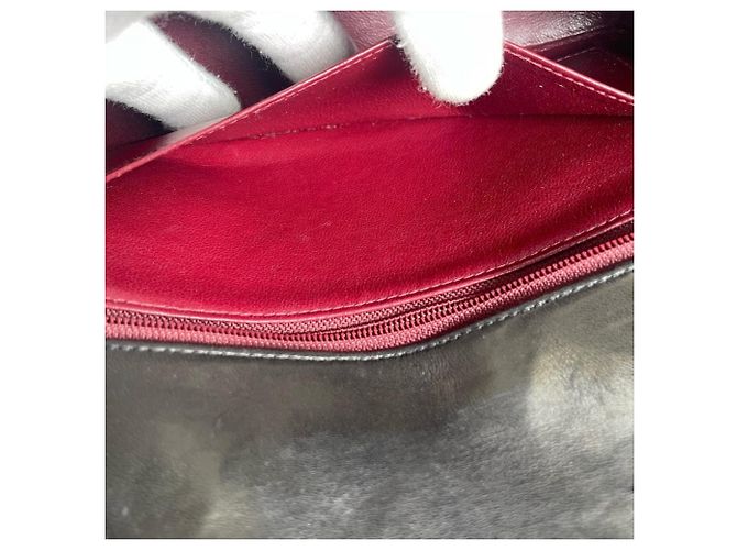 Borsa a tracolla con catena Chanel Diana 22 Nero - vista 7