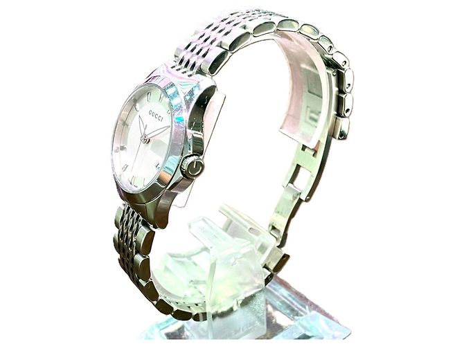 Gucci G-Timeless Quarzuhr aus Edelstahl - vista 2