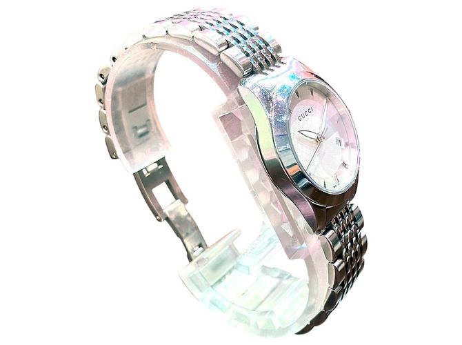 Gucci G-Timeless Quarzuhr aus Edelstahl - vista 3