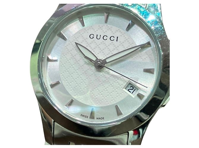 Gucci G-Timeless Quarzuhr aus Edelstahl - vista 4