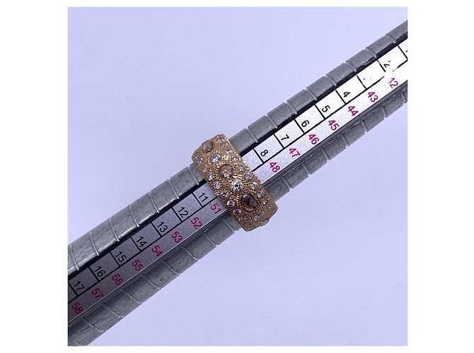 Anello De Beers Talisman in oro rosa e diamanti D'oro - vista 2