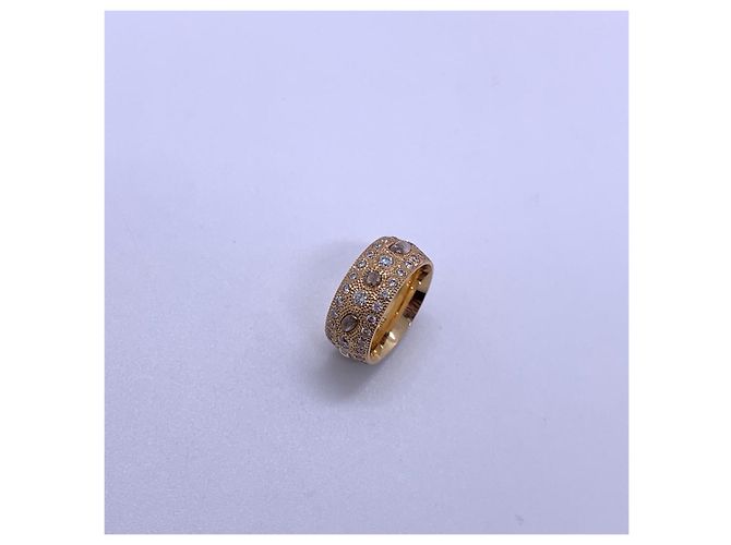 Anello De Beers Talisman in oro rosa e diamanti D'oro - vista 3
