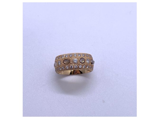 Anello De Beers Talisman in oro rosa e diamanti D'oro - vista 4