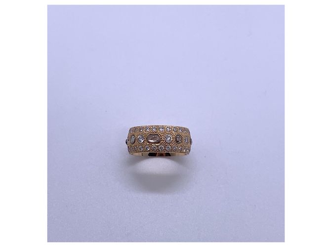 Anello De Beers Talisman in oro rosa e diamanti D'oro - vista 5