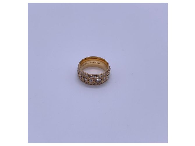 Anello De Beers Talisman in oro rosa e diamanti D'oro - vista 7