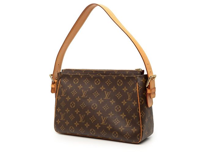 Borsa a tracolla Louis Vuitton Monogram Vivacite GM Marrone - vista 2