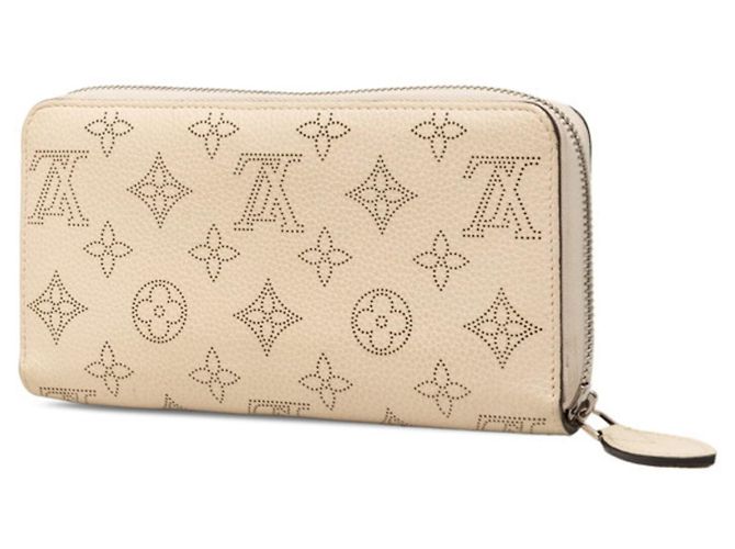 Louis Vuitton Monogram Mahina Zippy Wallet Roh Aus weiß - Ansicht 2